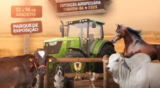 Exposição Agropecuária de Itanhém 2026 -  (Exponhém )Já Tem Data Marcada Em Itanhém