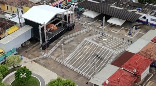 Tudo Quase Pronto Para A 3ª Marcha Para Jesus Em Itanhém, Que Terá Estrutura Coberta Na Praça Da Rodoviária