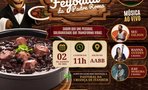 Últimos pratos para a 10ª Feijoada da Padre Roma: tradição, solidariedade e muita festa em Itanhém