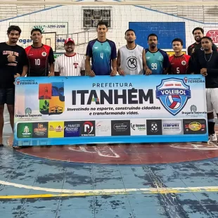 Voleibol Masculino De Itanhém Representa O Município Nas Finais Do Campeonato Baiano De Voleibol, Em Salvador