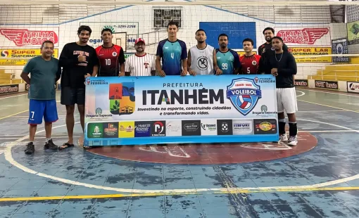 Voleibol Masculino De Itanhém Representa O Município Nas Finais Do Campeonato Baiano De Voleibol, Em Salvador